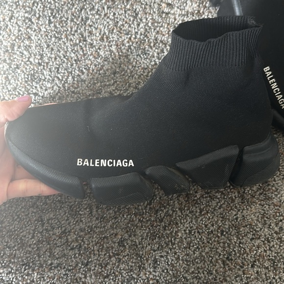 Balenciaga Black Speed Trainers - Picture 2 of 4